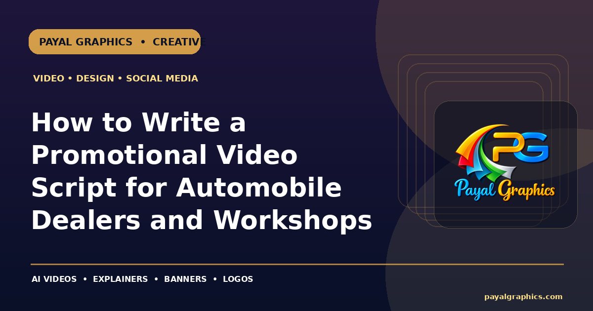How to Write a Promotional Video Script for Automobile Dealers and Workshops blog preview