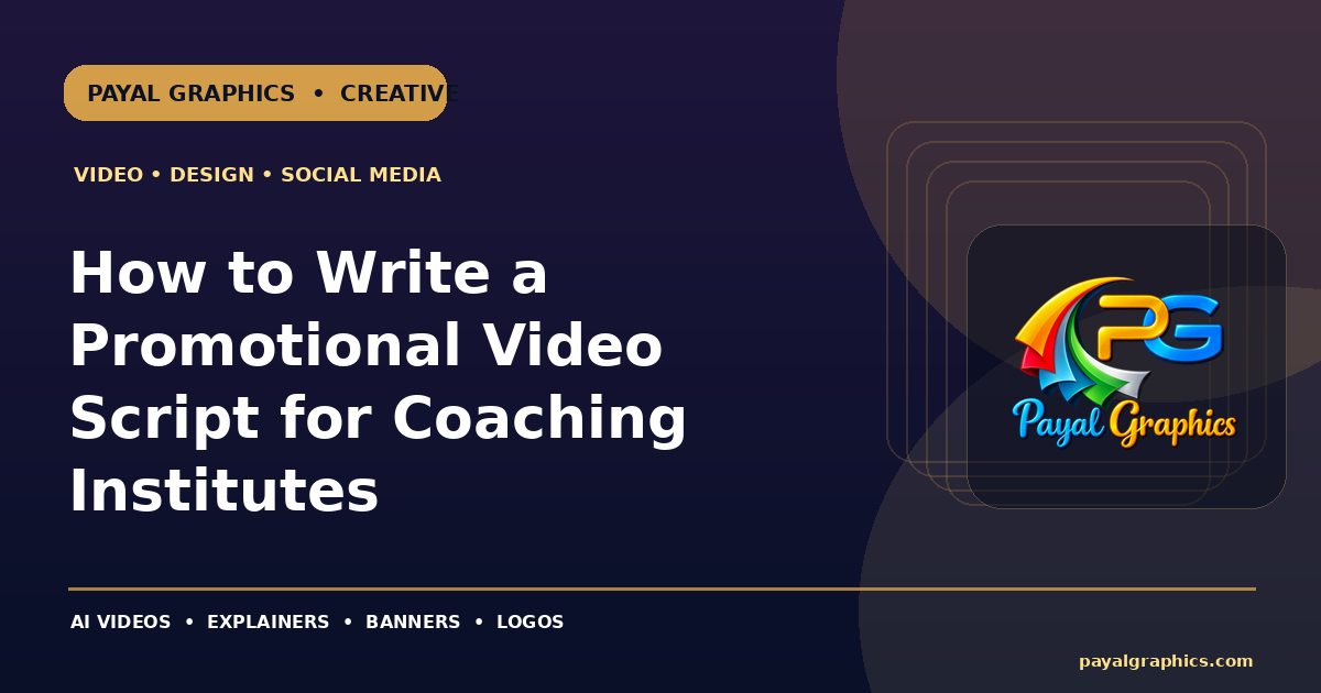 How to Write a Promotional Video Script for Coaching Institutes blog preview