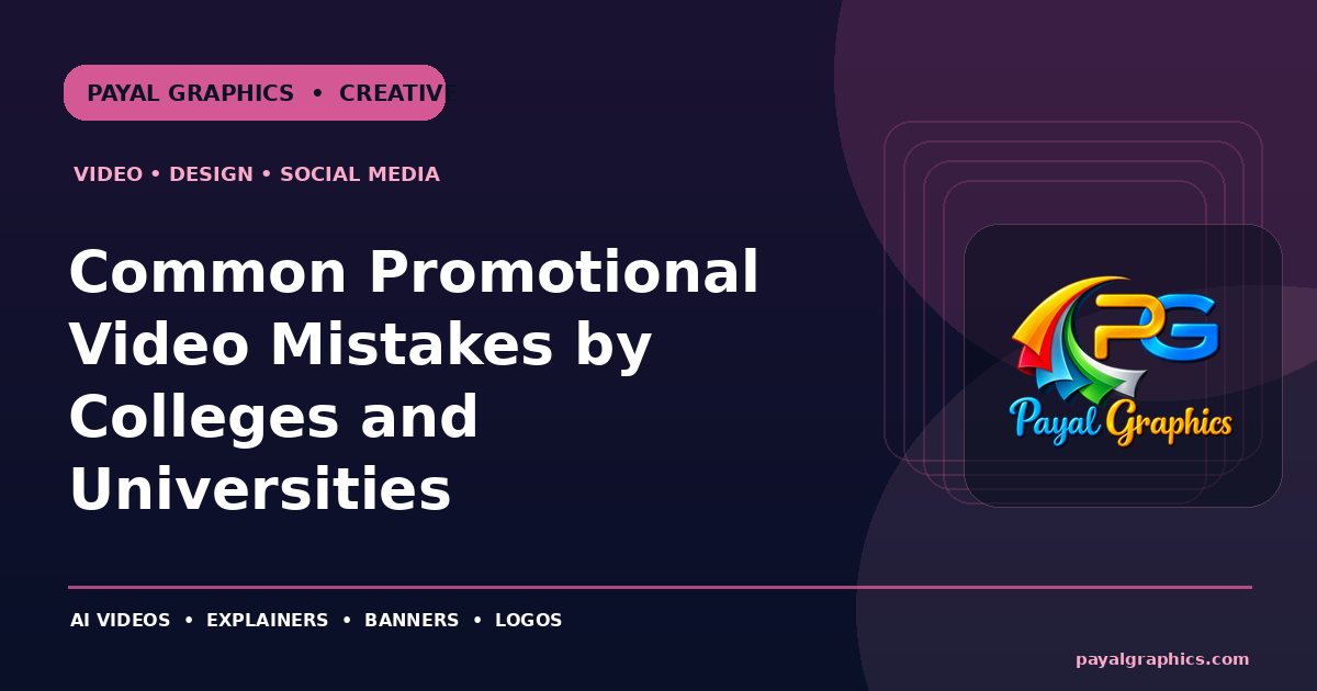 Common Promotional Video Mistakes by Colleges and Universities blog preview