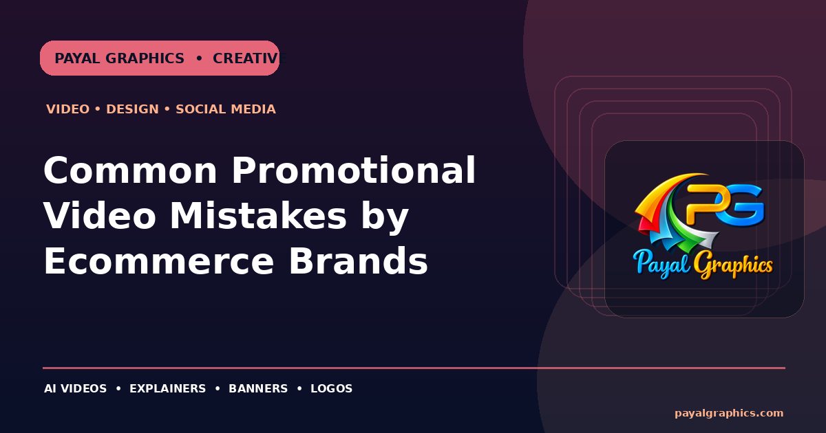 Common Promotional Video Mistakes by Ecommerce Brands blog preview