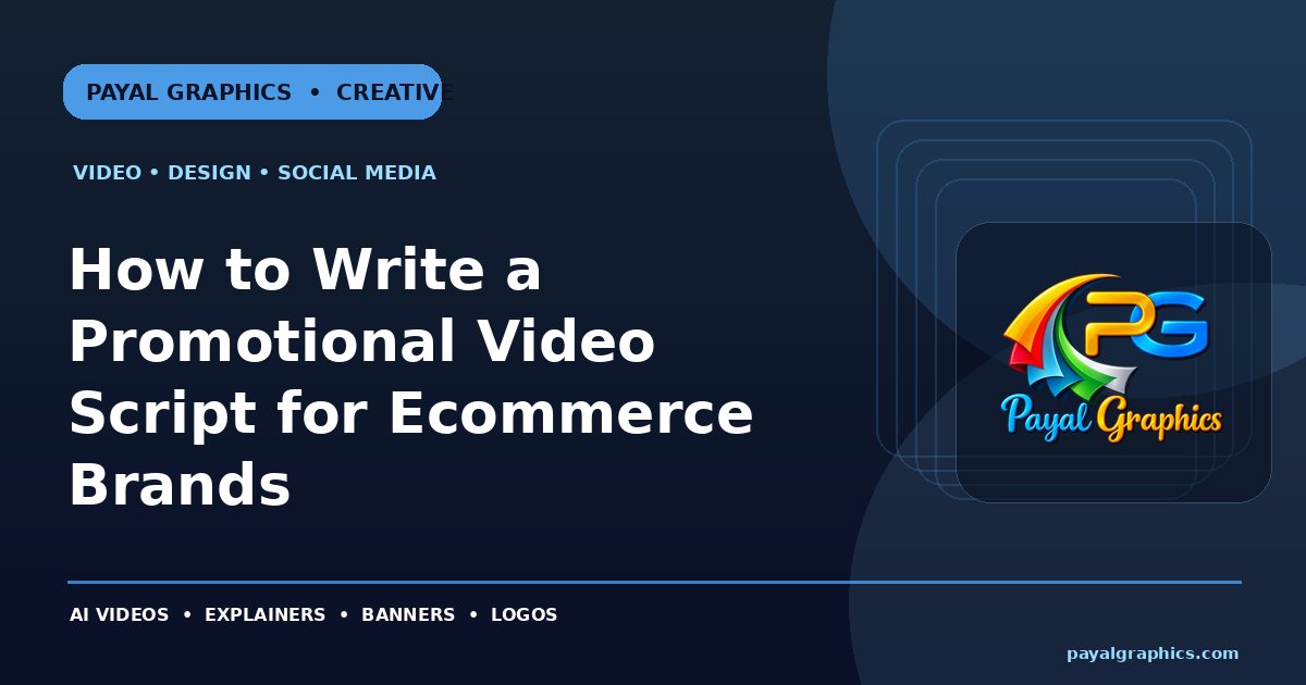 How to Write a Promotional Video Script for Ecommerce Brands blog preview