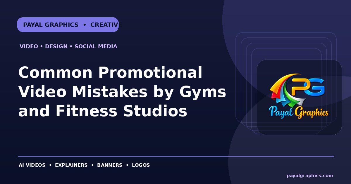 Common Promotional Video Mistakes by Gyms and Fitness Studios blog preview