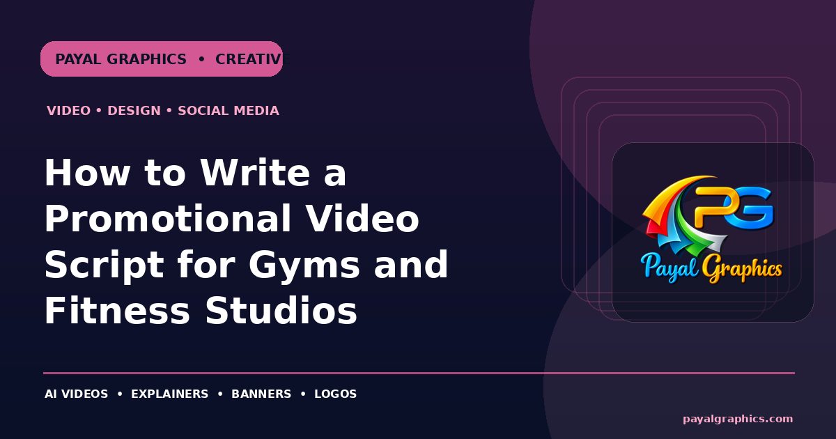 How to Write a Promotional Video Script for Gyms and Fitness Studios blog preview