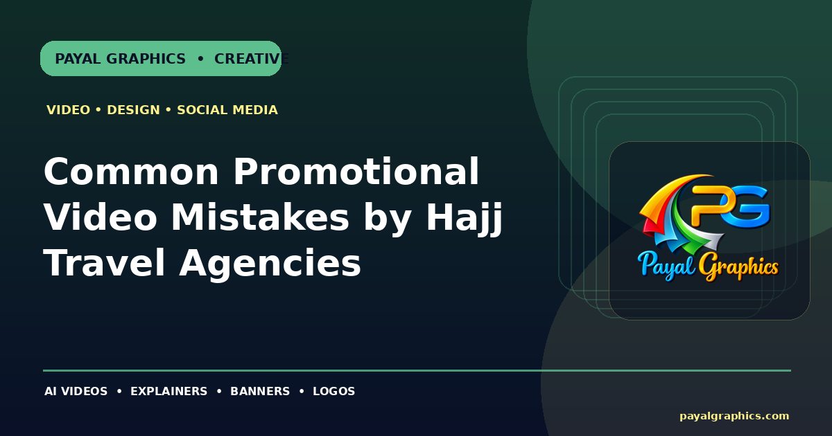 Common Promotional Video Mistakes by Hajj Travel Agencies blog preview
