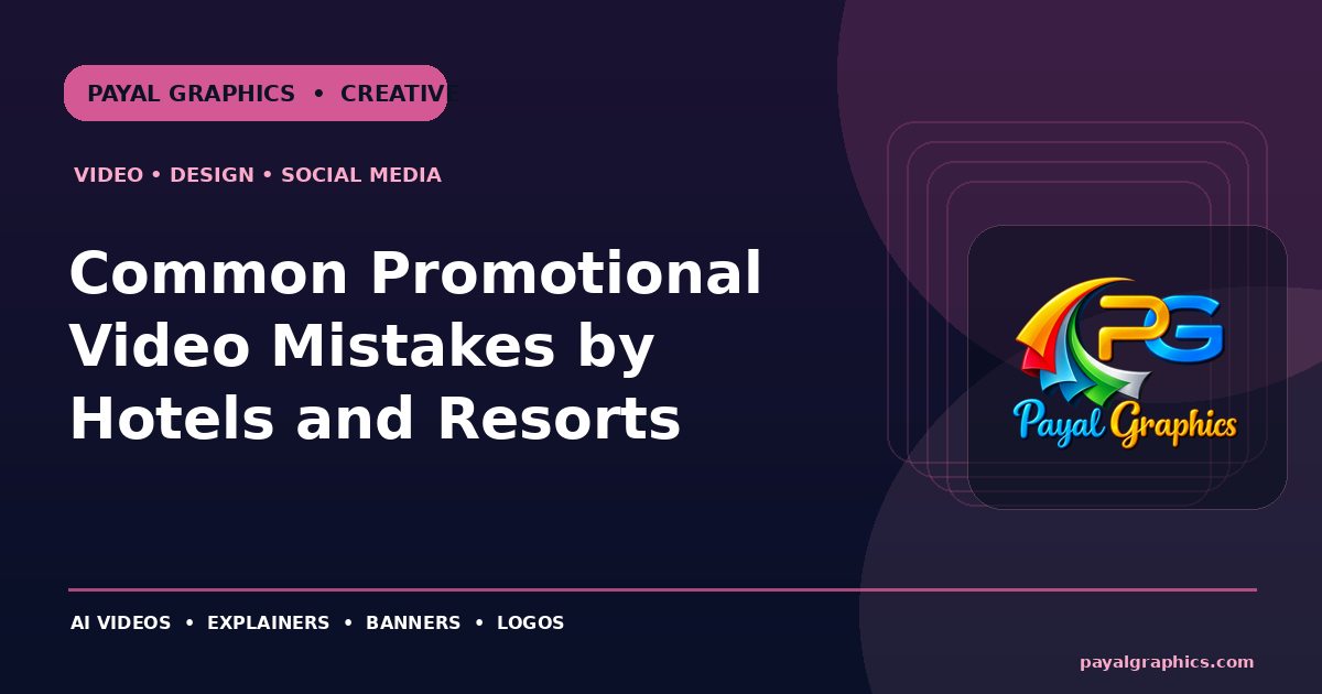 Common Promotional Video Mistakes by Hotels and Resorts blog preview