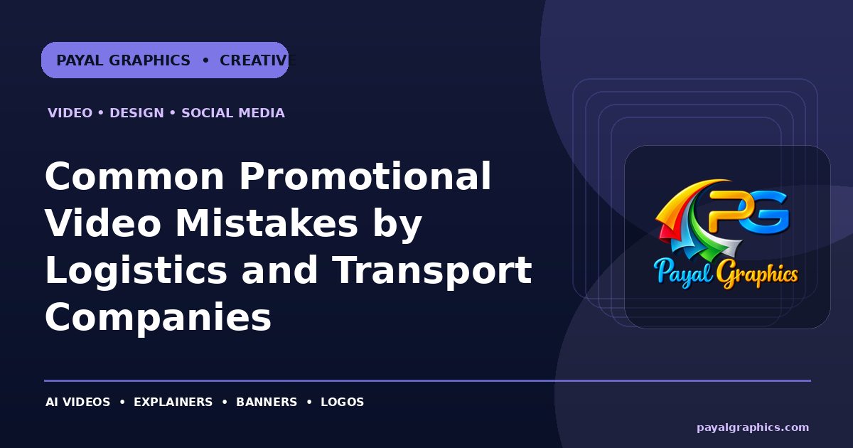 Common Promotional Video Mistakes by Logistics and Transport Companies blog preview