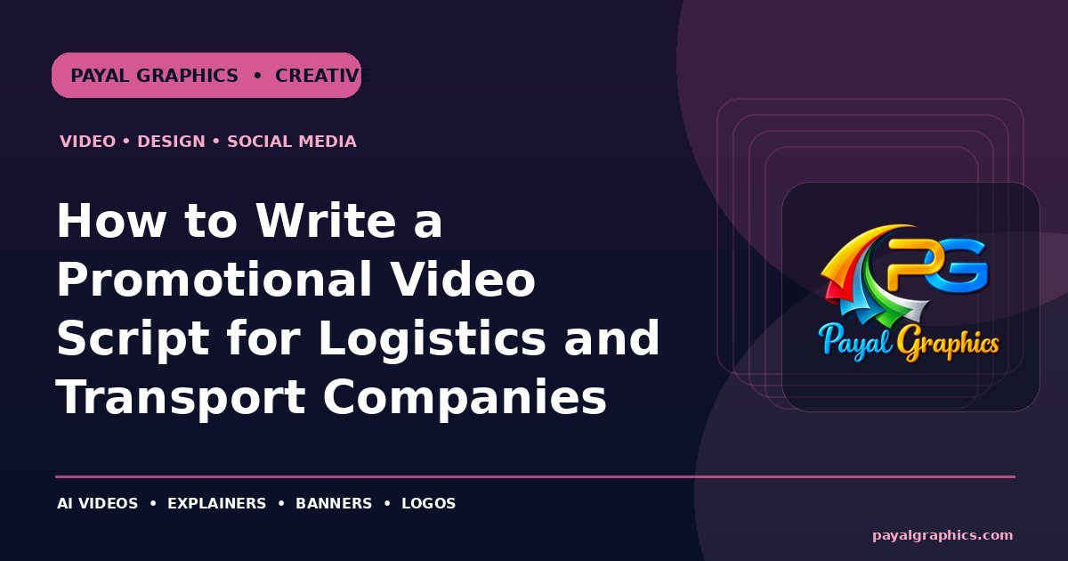 How to Write a Promotional Video Script for Logistics and Transport Companies blog preview