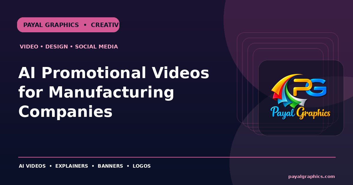 AI Promotional Videos for Manufacturing Companies blog preview