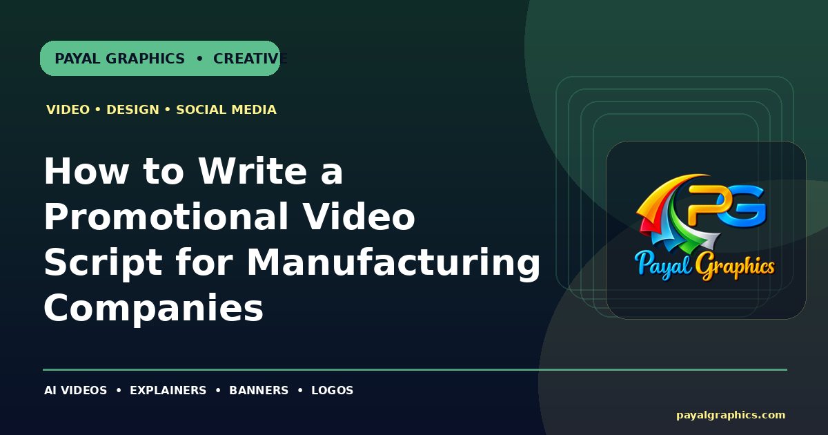 How to Write a Promotional Video Script for Manufacturing Companies blog preview