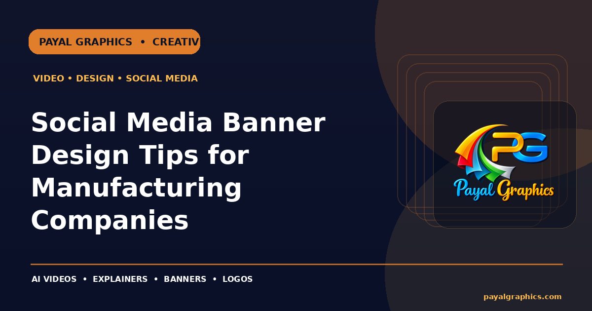 Social Media Banner Design Tips for Manufacturing Companies blog preview