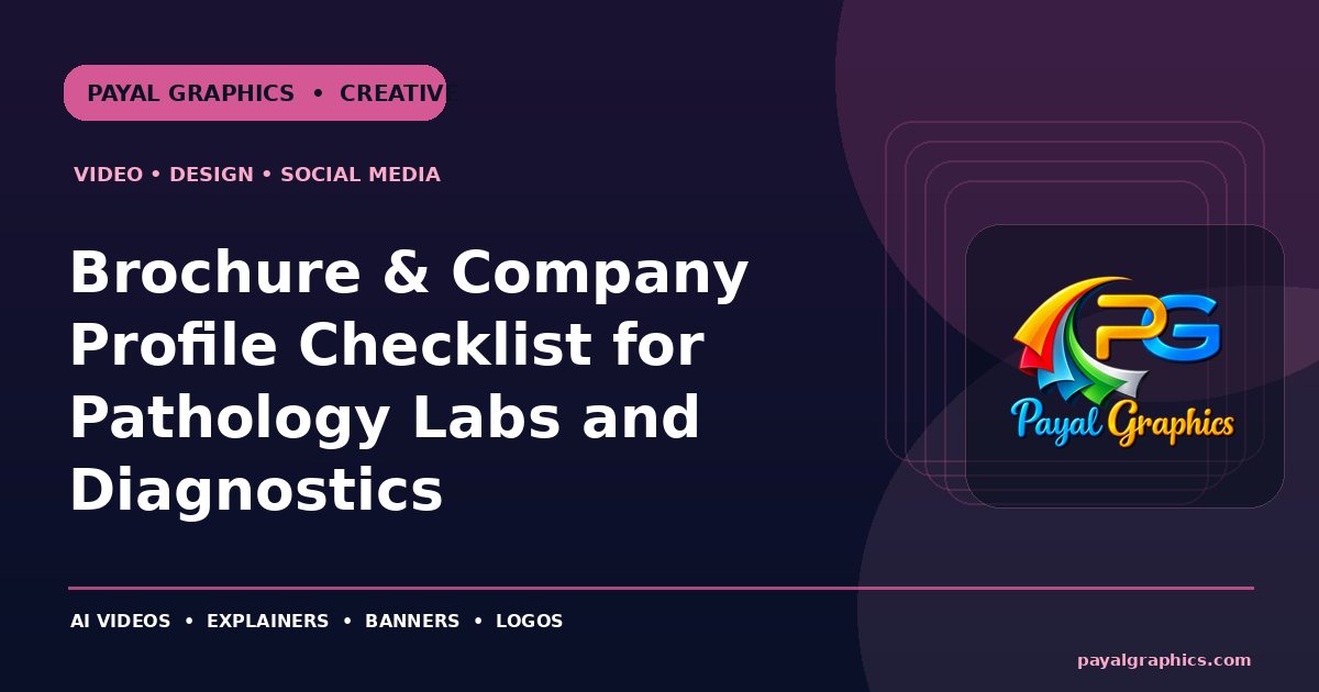 Brochure & Company Profile Checklist for Pathology Labs and Diagnostics blog preview