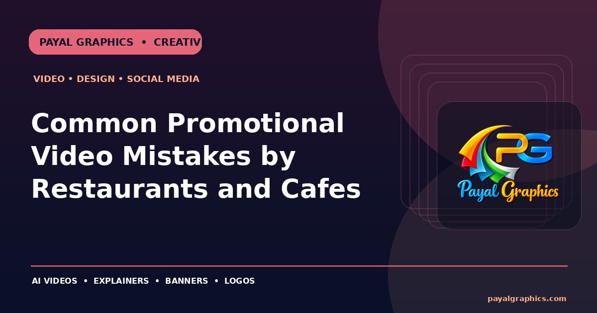 Common Promotional Video Mistakes by Restaurants and Cafes blog preview