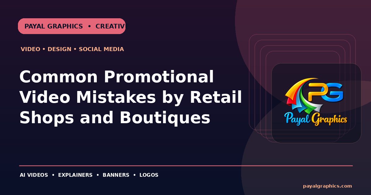Common Promotional Video Mistakes by Retail Shops and Boutiques blog preview