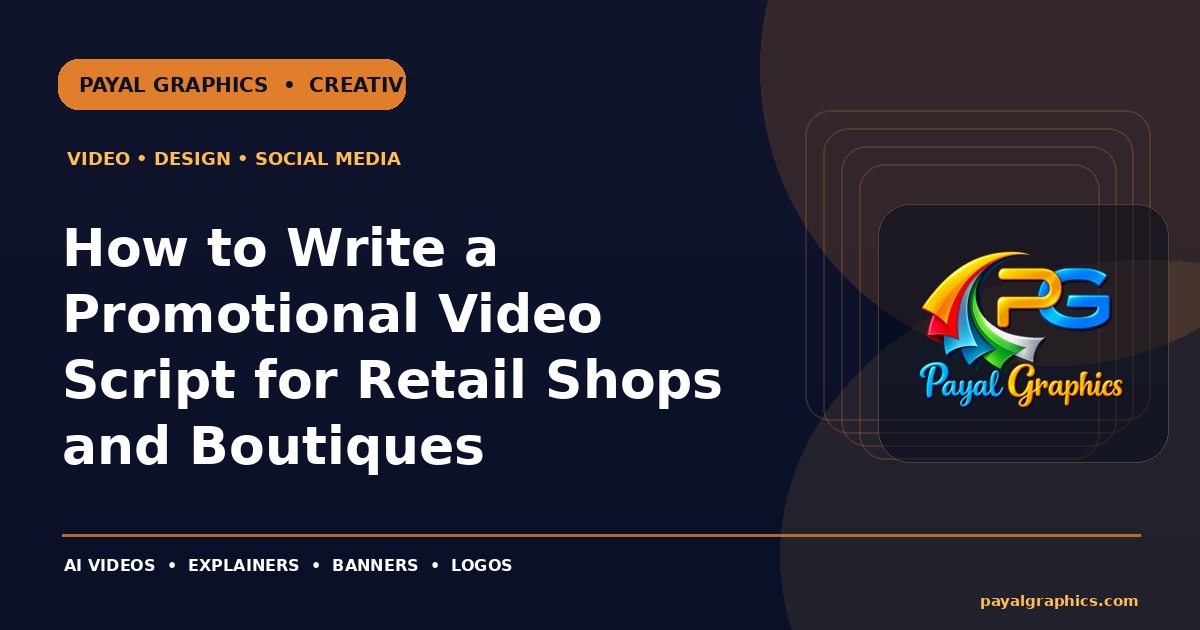 How to Write a Promotional Video Script for Retail Shops and Boutiques blog preview