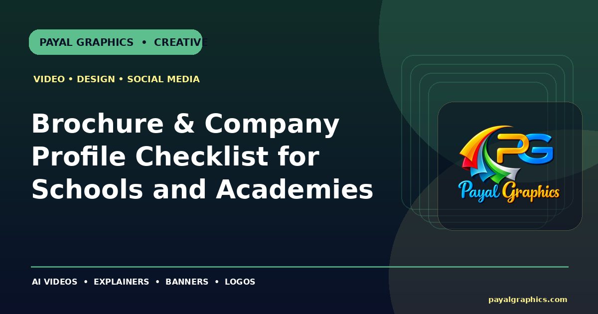 Brochure & Company Profile Checklist for Schools and Academies blog preview