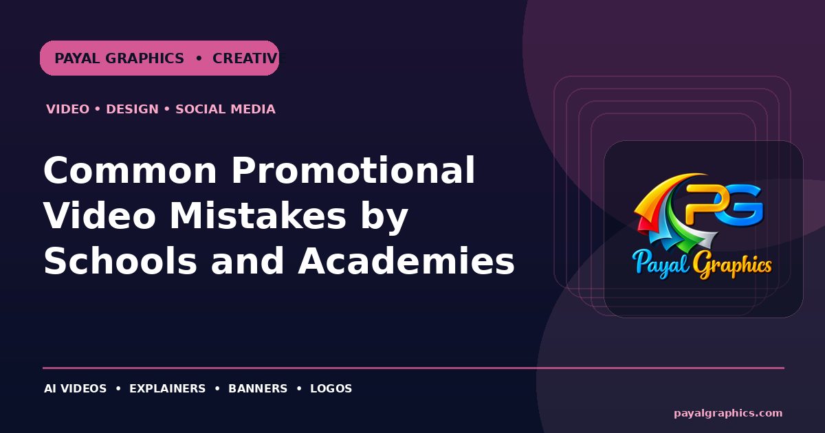 Common Promotional Video Mistakes by Schools and Academies blog preview