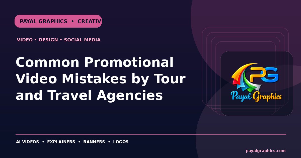 Common Promotional Video Mistakes by Tour and Travel Agencies blog preview