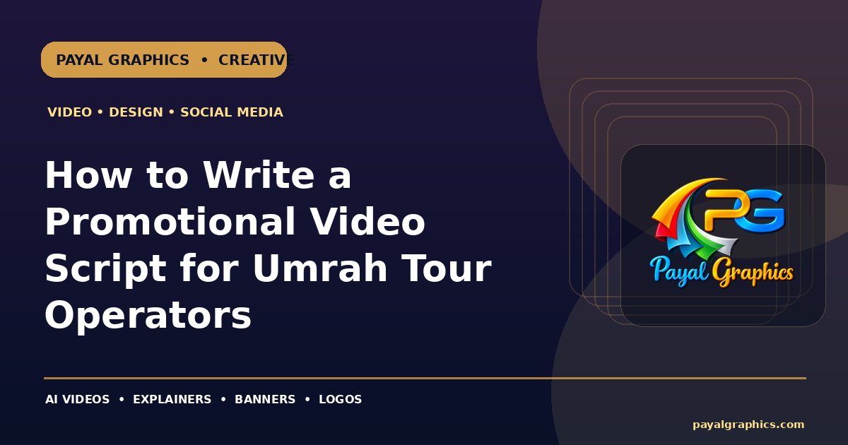 How to Write a Promotional Video Script for Umrah Tour Operators blog preview