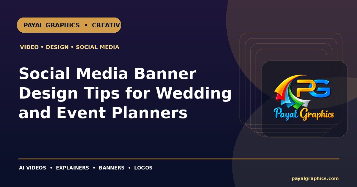 Social Media Banner Design Tips for Wedding and Event Planners blog preview