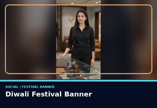 Concept sample: Diwali Festival Banner