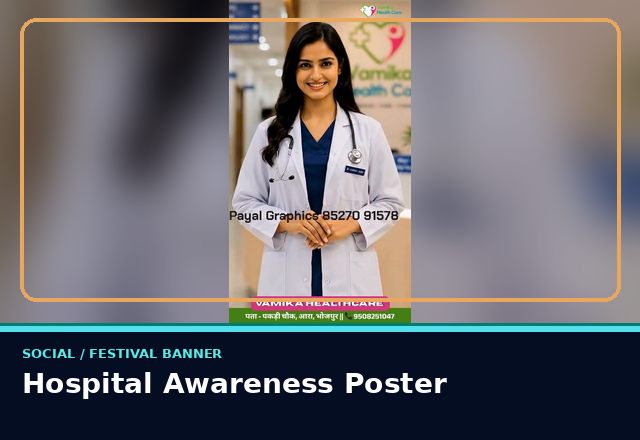 Concept sample: Hospital Awareness Poster