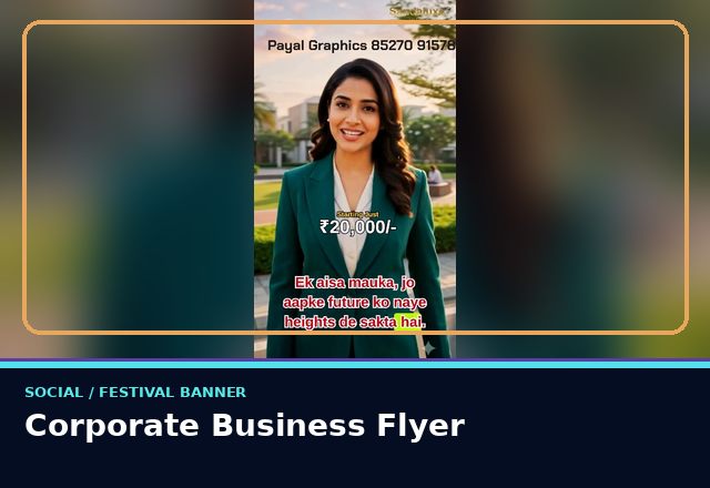 Concept sample: Corporate Business Flyer