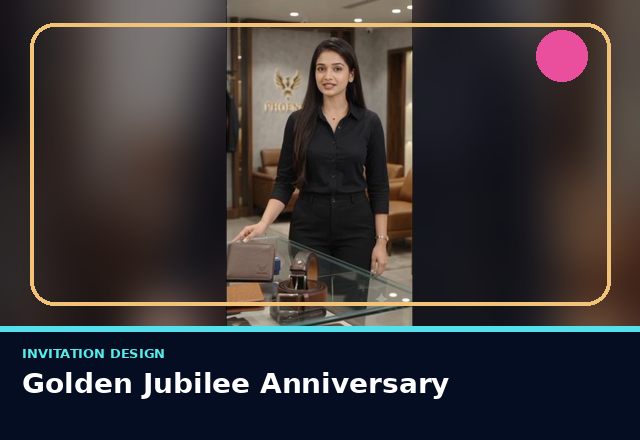 Concept sample: Golden Jubilee Anniversary