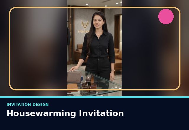Concept sample: Housewarming Invitation