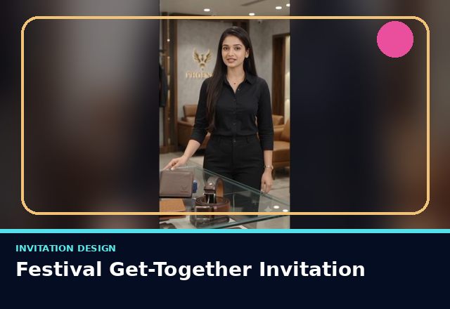 Concept sample: Festival Get-Together Invitation