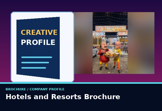 Concept sample: Hotels and Resorts Brochure