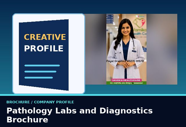 Concept sample: Pathology Labs and Diagnostics Brochure
