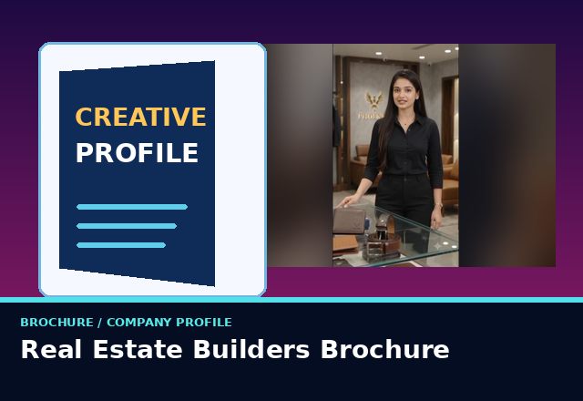 Concept sample: Real Estate Builders Brochure