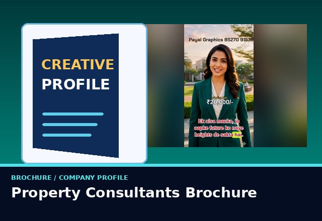 Concept sample: Property Consultants Brochure