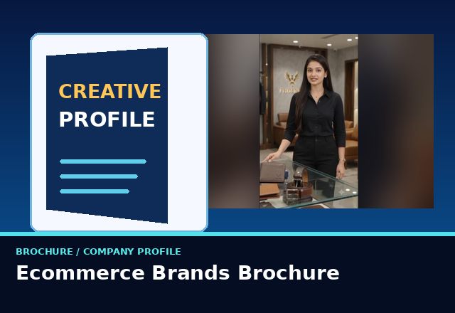 Concept sample: Ecommerce Brands Brochure