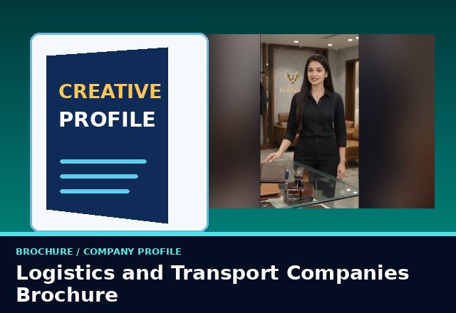 Concept sample: Logistics and Transport Companies Brochure