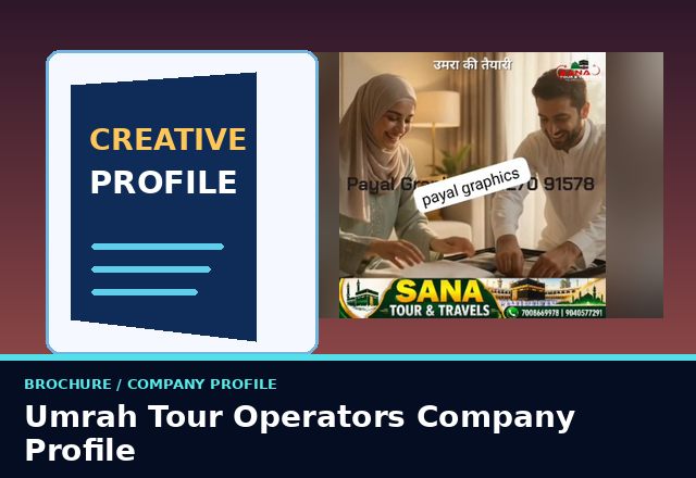 Concept sample: Umrah Tour Operators Company Profile