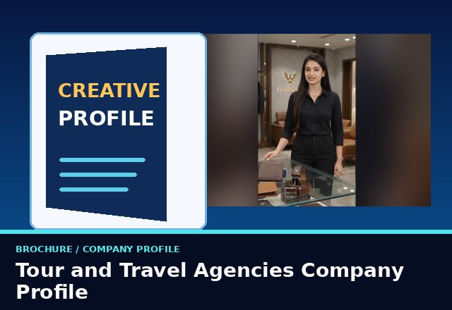 Concept sample: Tour and Travel Agencies Company Profile