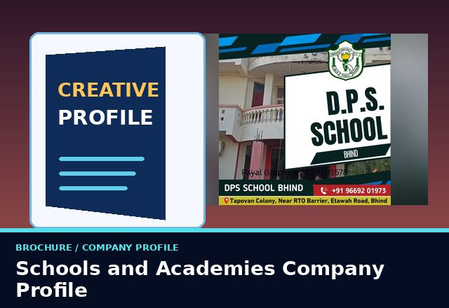 Concept sample: Schools and Academies Company Profile