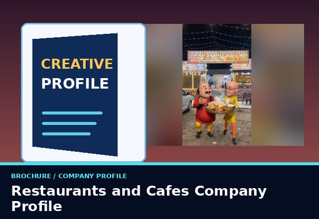 Concept sample: Restaurants and Cafes Company Profile
