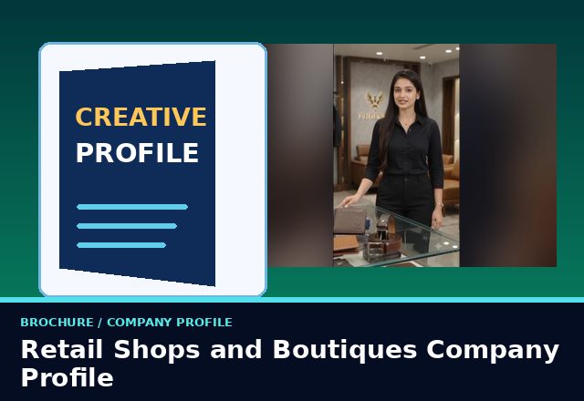 Concept sample: Retail Shops and Boutiques Company Profile