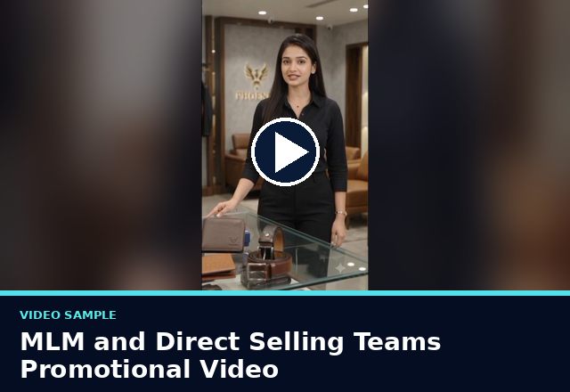 Concept sample: MLM and Direct Selling Teams Promotional Video