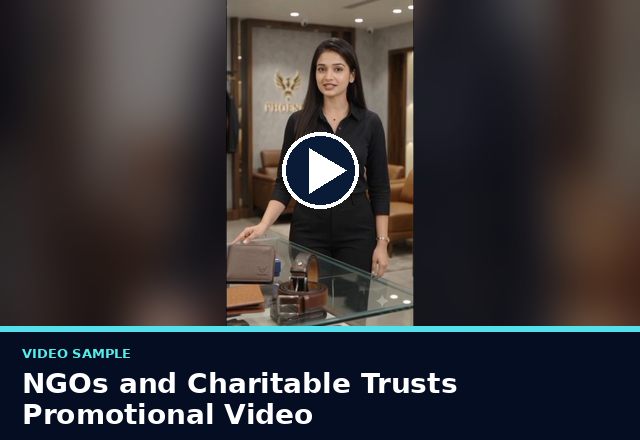 Concept sample: NGOs and Charitable Trusts Promotional Video