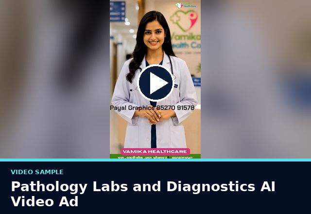 Concept sample: Pathology Labs and Diagnostics AI Video Ad