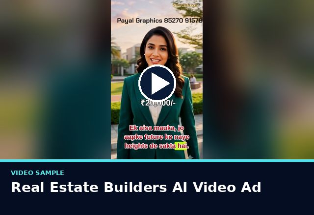 Concept sample: Real Estate Builders AI Video Ad