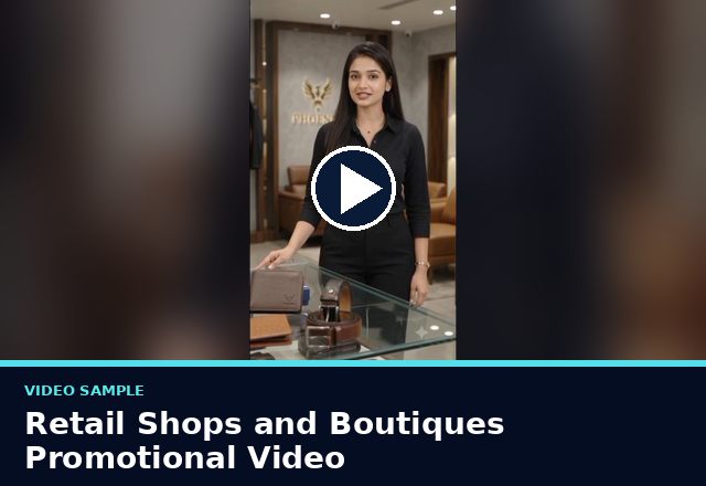 Concept sample: Retail Shops and Boutiques Promotional Video